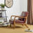 Jabarius Faux Leather Armchair-224800019