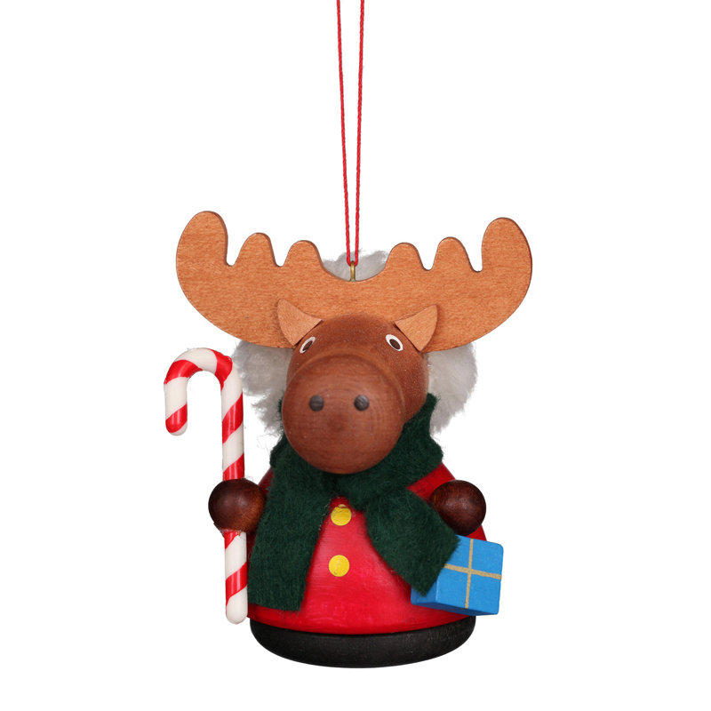 3'' Wood Hanging Figurine Ornament