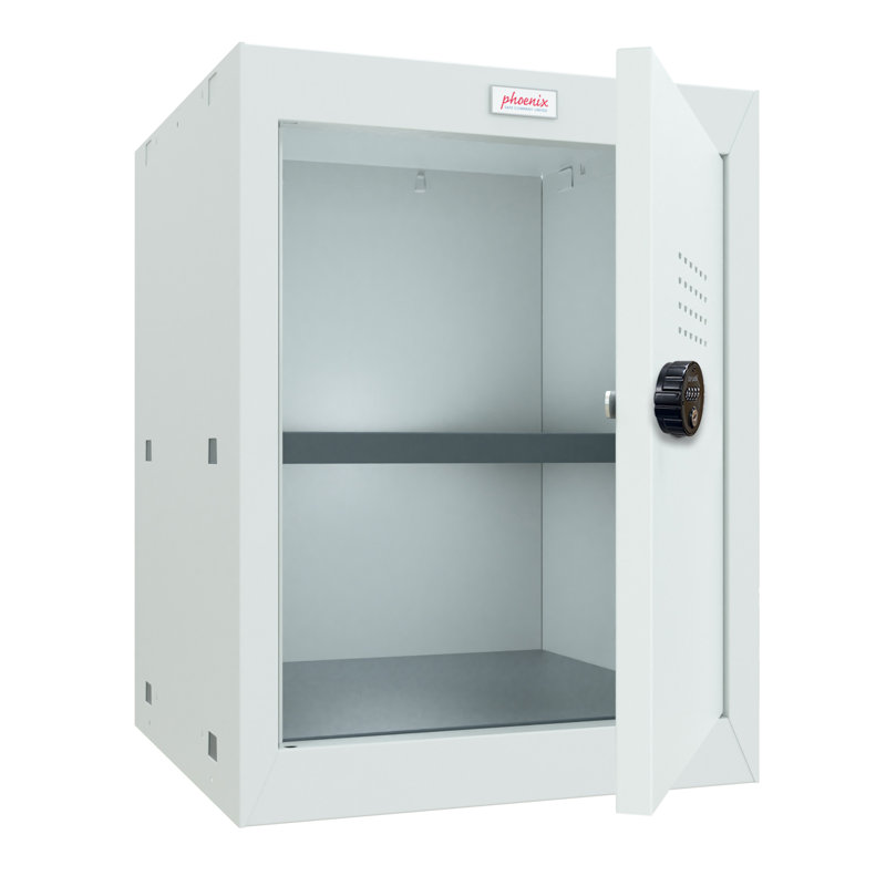 Metal 1 - Tier 40cm with Dial / Combination, Light Grey