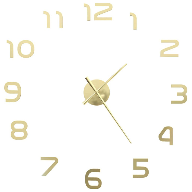 Gilchrist Metal Wall Clock, Gold
