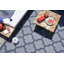 Tapis intérieur / extérieur bleu Adianey Red Barrel Studio Easy Care-596937918