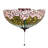 16" Wide Tiffany Cabbage Rose Fan Light Fixture