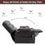 Power Lift Recliner Massage Chair with Cup Holders, Heavy Duty Electric Lounge Chair for Elderly-1946494197