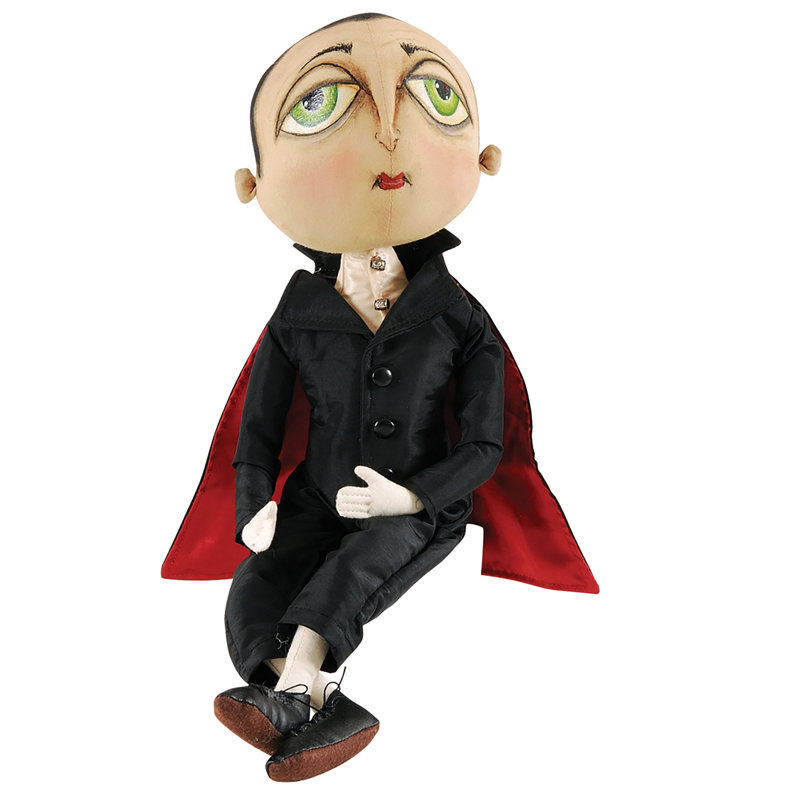Norbert Vampire Joe Spencer Gathered Traditions Halloween Art Doll Figure