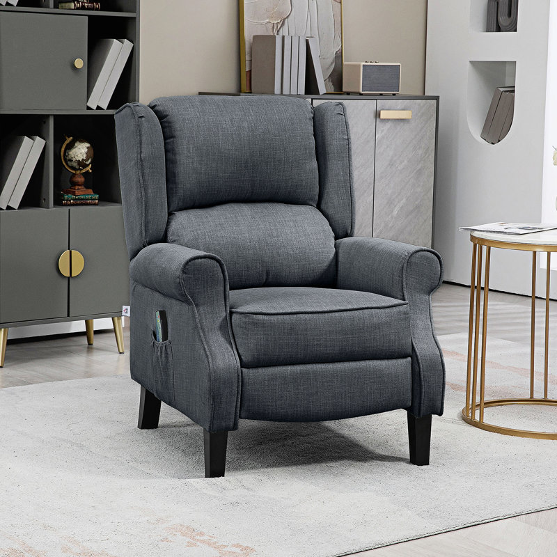 Fauteuil inclinable manuel confortable pour se détendre dans le salon