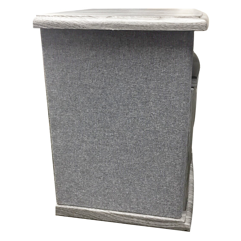 Gray Electric Infrared Convection Heater with Thermostat