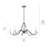 8 - Light Dimmable Classic / Traditional Chandelier-70048104-70048103