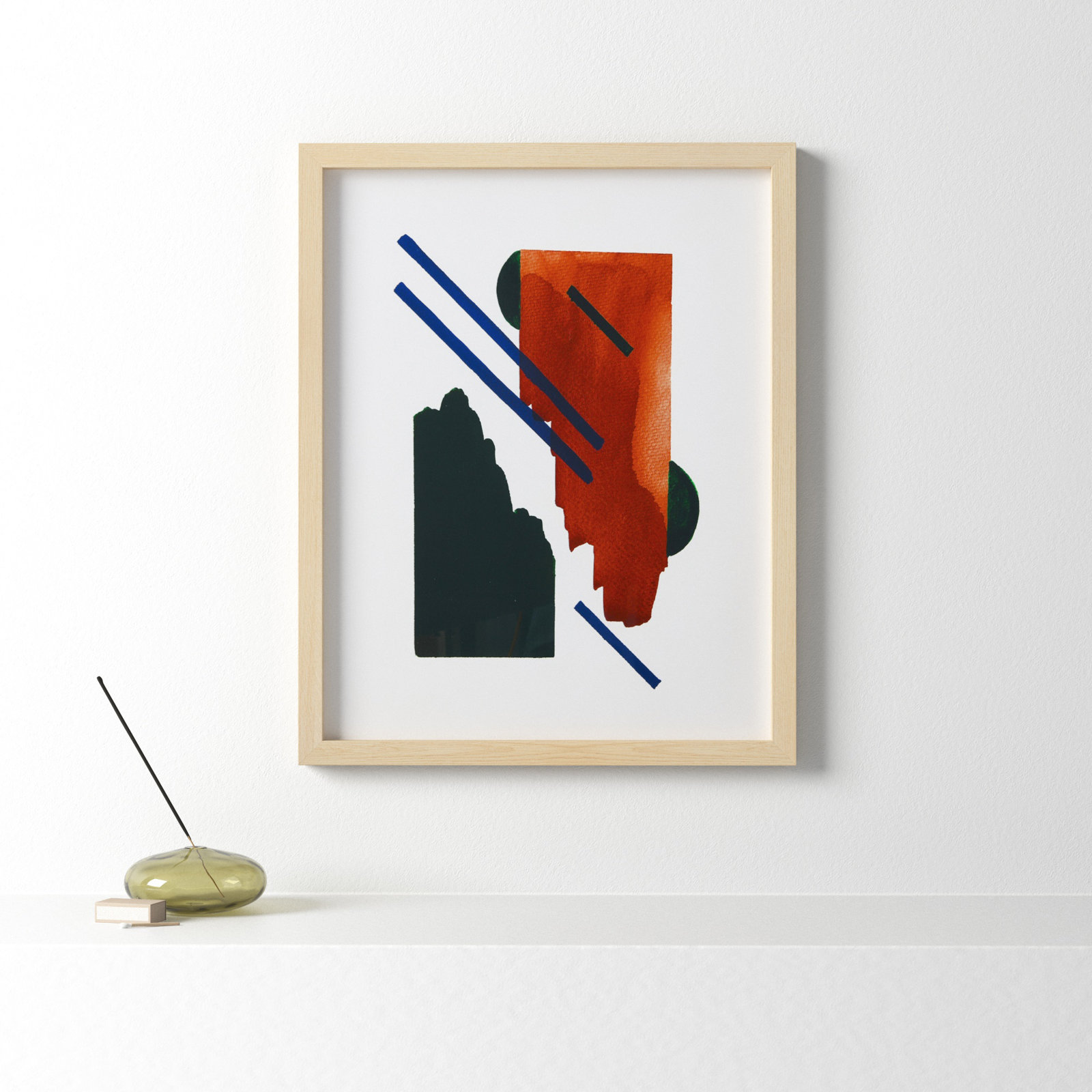 Fischert "Abstract Geometric II" Print