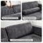 Canapé-lit pliable modulaire PlayCouch pour salon et chambre à coucher à extension instantanée, confortable et créatif avec un siège latéral, gris foncé.-753234871