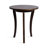 Mariona Round Mango Wood Entryway Table with Curved Legs-1366171082