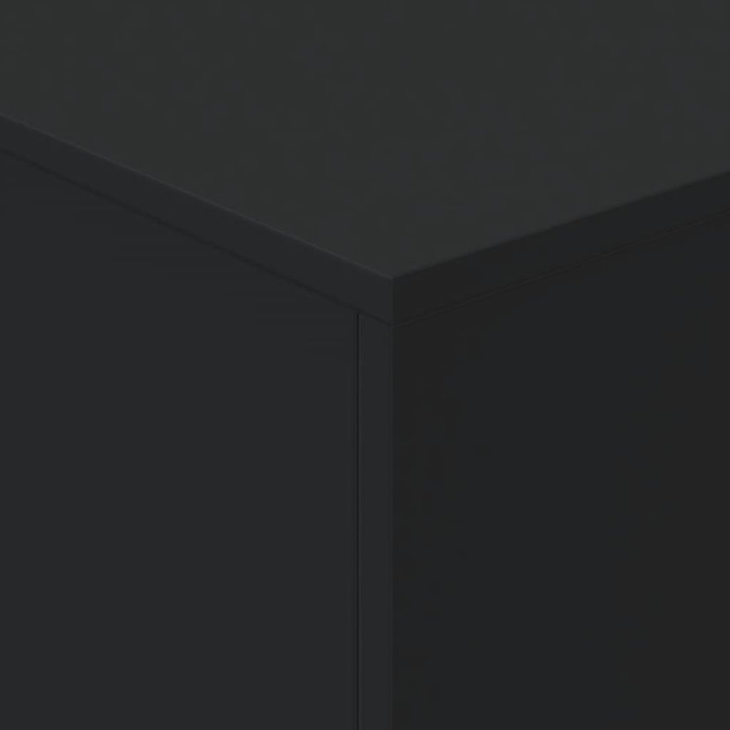 Caolain Block Coffee Table, Black