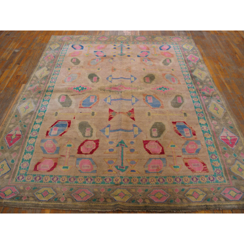 Antique Allover Tribal Pattern Indian Cotton Agra Area Rug