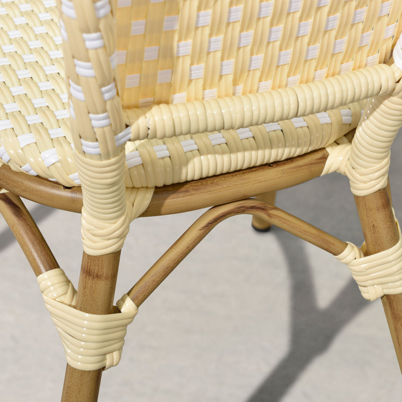 Chaises d'extérieur Ledonna, Jaune