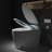 Modern Smart Toilet Bidet, Auto Open/Close Seat, Foot Sensor, Warm Water & Dryer, Night , Bathroom Upgrade Open/Close, Siphonic Flushing, Fixture-121602254