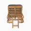 Chaise longue d'extérieur en bois