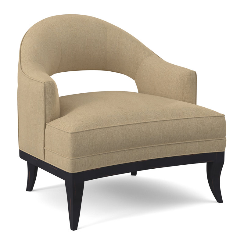 Mariposa Armchair, Vintage Ebony, Elise Linen