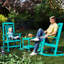 Ensemble de 2 chaises berçantes d'extérieur surdimensionnées-360946967