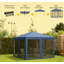 Height Adjustable Pop Up Canopy Tent,Instant Gazebo,Screen House Room With Carry Bag-125979982