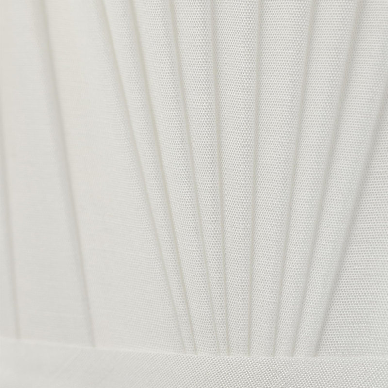 18cm H Silk Drum Pendant Shade ( Uno ) in White