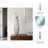 Modern Textured Tall Glass Vase for Home Decor - Decorative Table Flower Vase with Metal Rim for Living Room Styling and Tabletop Display - Tan-1287238129-1287238130