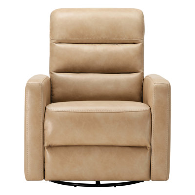 Fauteuil inclinable électrique pivotant en cuir Bela Mila (ensemble de 2)