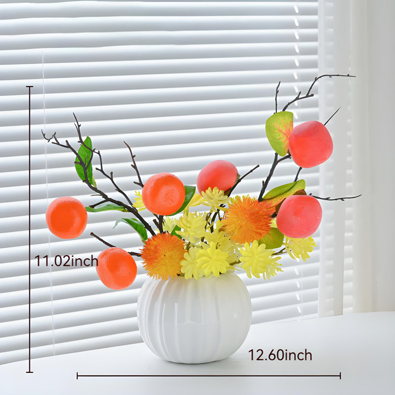 Ornements de fleurs simulées