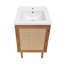 Ensemble de meuble-lavabo autoportant en chêne brun 18 po avec comptoir Classe-677758089-733705145