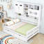 Lit de jour en bois avec deux tiroirs, tablettes et armoire tout-en-un-1529632604-1529632605