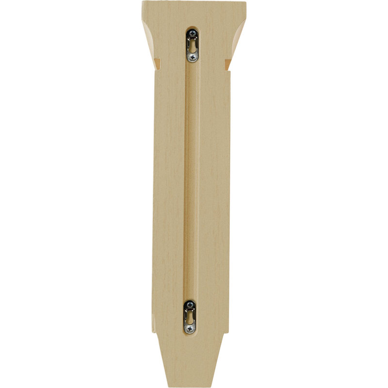 Corbeau en bois Lucan, H 10 po x l 3,375 po x P 6,75 po, Érable