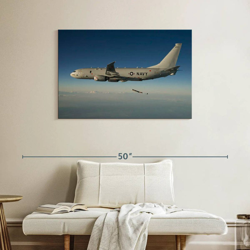 Mehar Boeing P-8 Poseidon, 26" H x 39" W