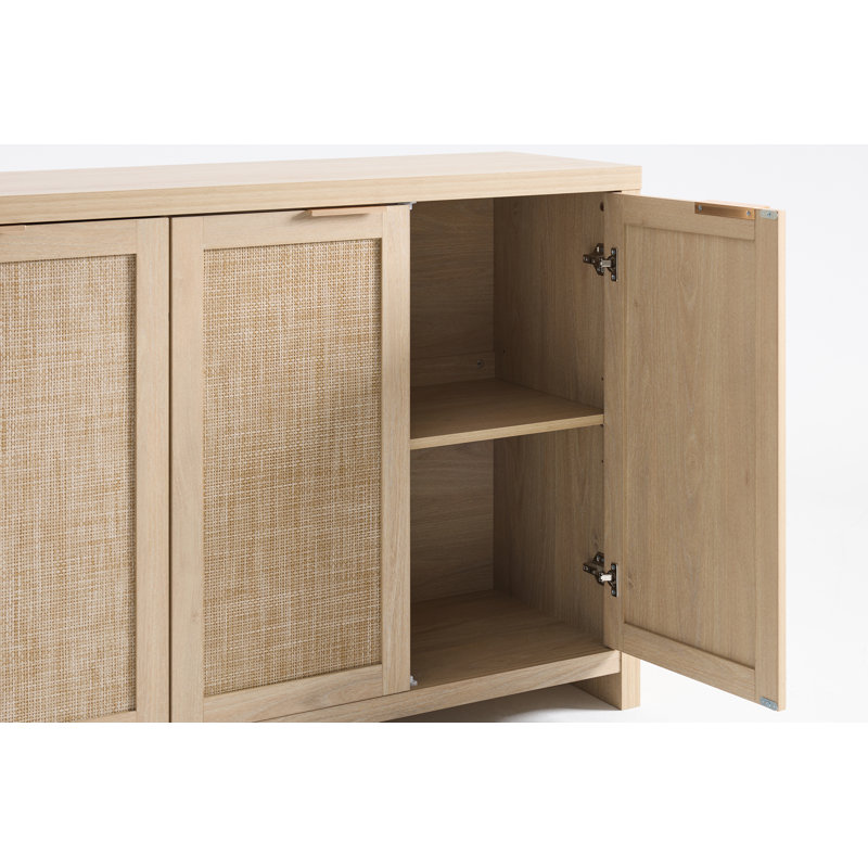 155cm Sideboard, Light Natural Oak