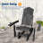 Smooth Motion Glider Adirondack Chair, 3-Position Adjustable Outdoor Chair, HDPE Easy Assembly & Ergonomic Back Support for Patio-698870919