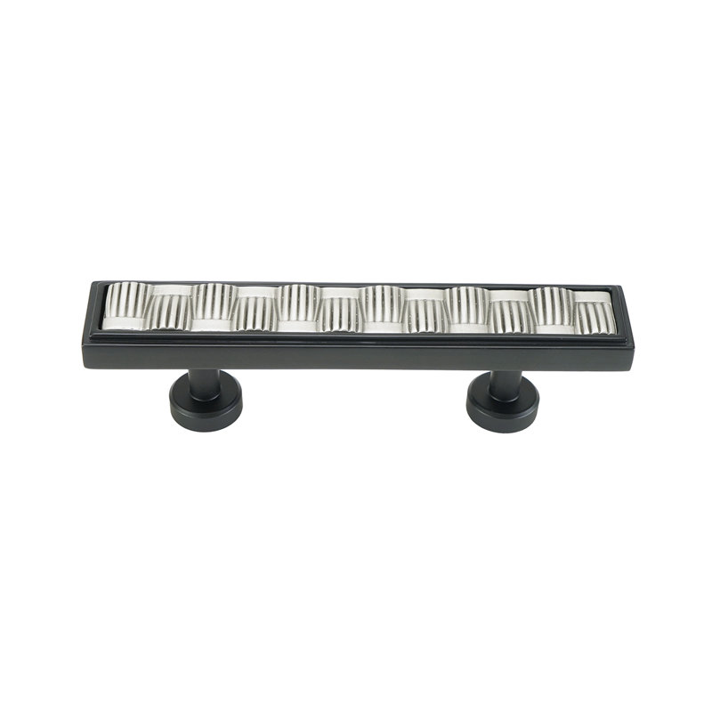 Spectra Weaves 3" center to center pull, Black/Satin, 3 Inch