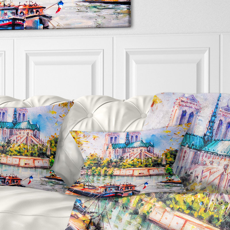Coussin décoratif Notre Dame Paris - Landscape