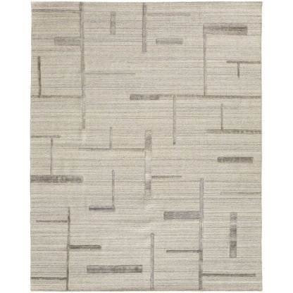 Thom Filicia Geometric Area Rug in Ivory