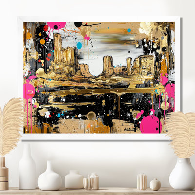 Radiant Drift of Canyon Desert I - Canyon, art mural