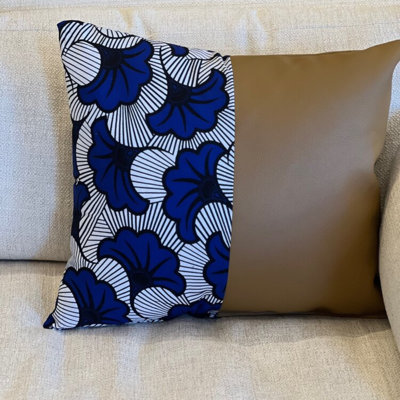 Floral Outdoor Reversible Throw Pillow