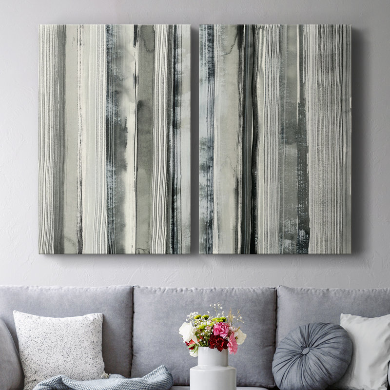 Differing Parallels I-Premium Gallery Wrapped Canvas -Ready to Hang, 60" H x 80" W