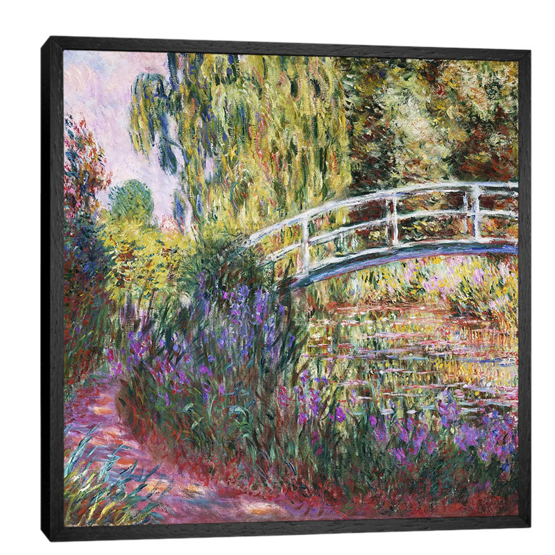 Print on Canvas, 66.04 cm H x 66.04 cm W x 4.445 cm D, Black Floater Framed