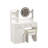 Vanity Table With Mirror And 3 Color Lighting Brightness Adjustable