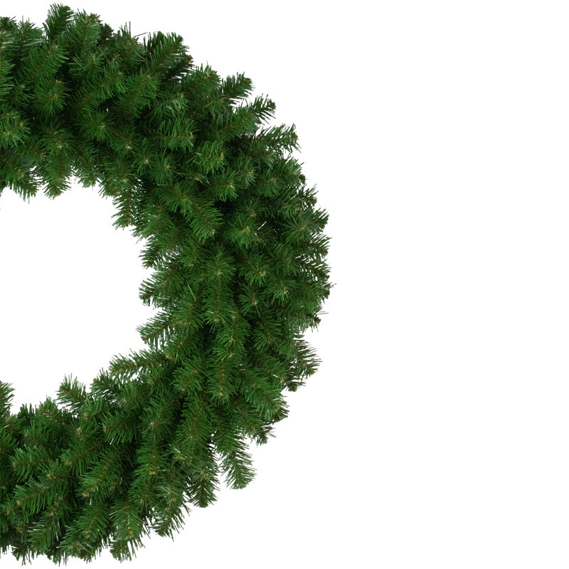 Couronne de Noël artificielle pin vert Dorchester 72 pouces non éclairée