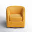 Holden 31.5" Wide Velvet Swivel Barrel Chair-960643141