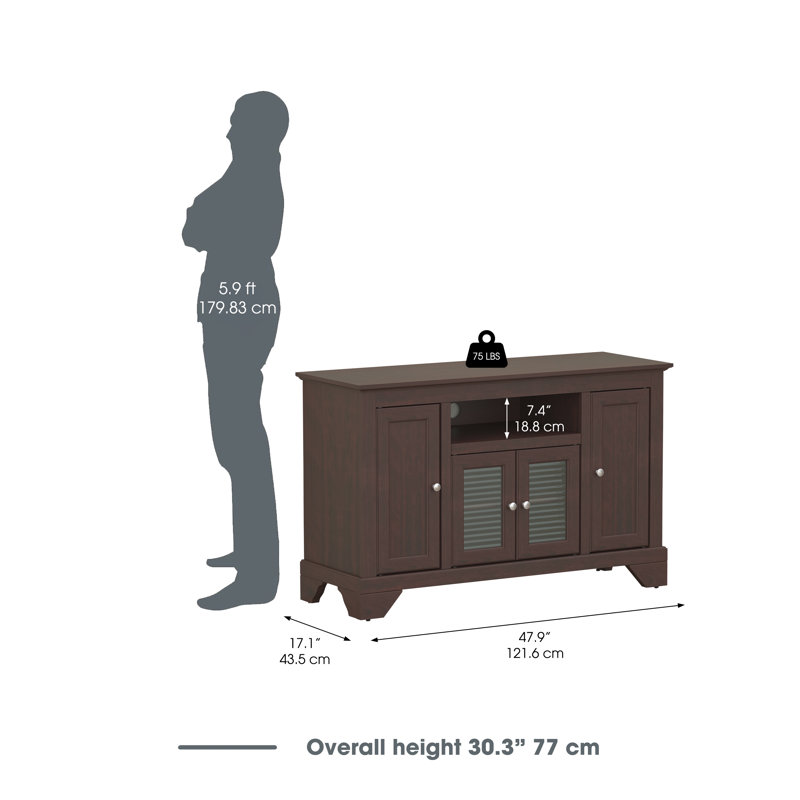 Crédence de rangement l 47,9 po