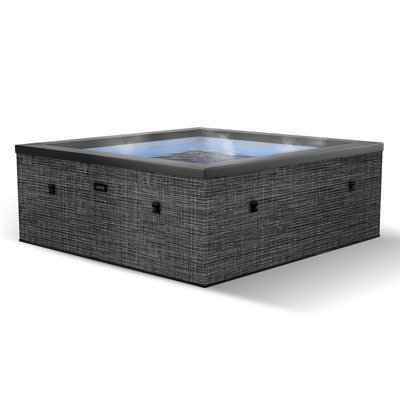 Wave Garda | 4-Person Eco Foam Hot Tub | Square | Wi-Fi Integrated Heater