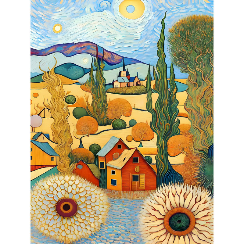 Modern Earth 275, 60" H x 40" W