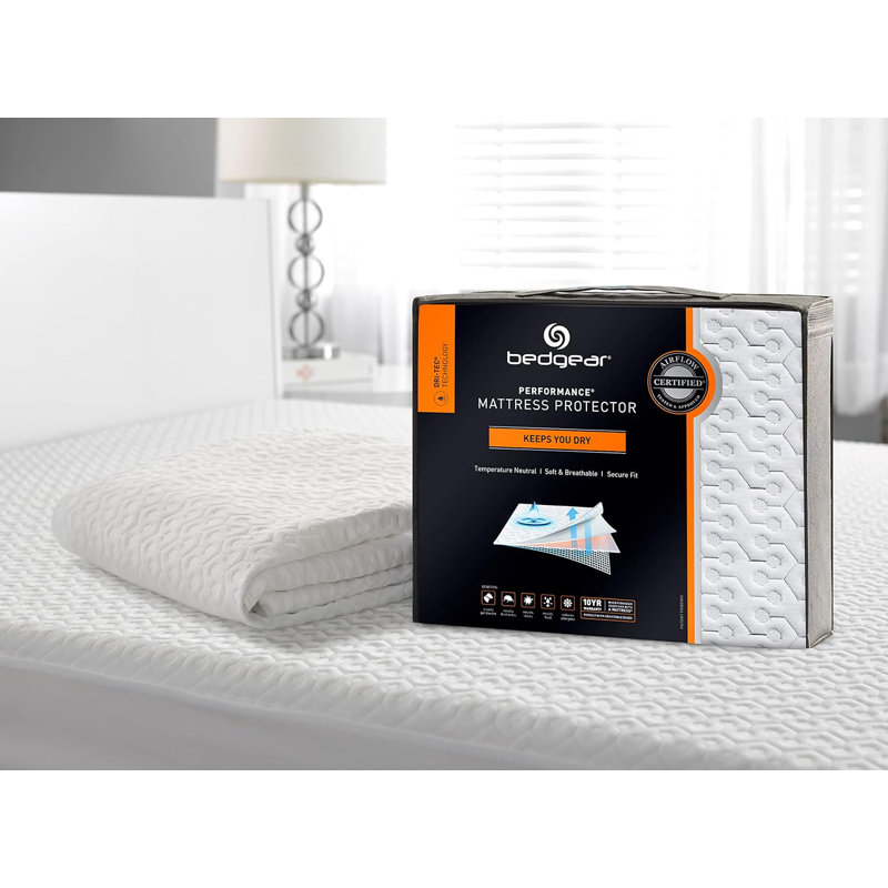 Bedgear Dri-Tec Waterproof Mattress Protector - Hypoallergenic - Noiseless and Washable, Queen
