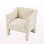 Chaise avec accoudoirs rembourrée 29,9 po Modern-1027979153