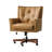 Meroy Transitional Simple Assemble 360° Swivel Tilting Office Chair with Solid Wood Legs-1455413676