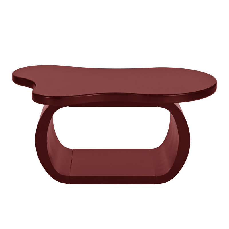 Floor Shelf Cloud Coffee Table, Red
