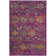 Tapis fuchsia / bleu Christa
